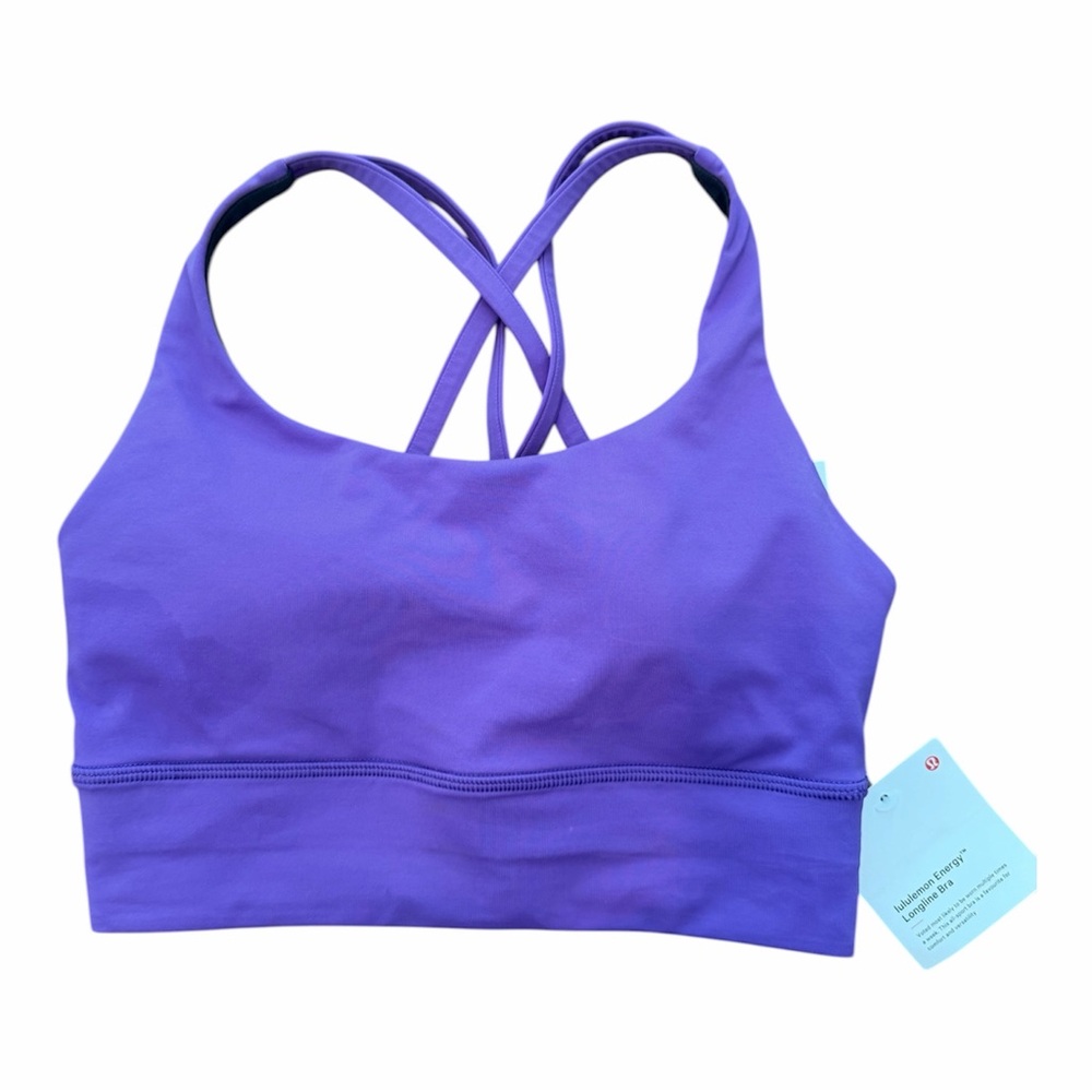 Lululemon Energy Longline Bra *Medium Support, B–D Cups - size 4 
Atomic Purple - Picture 3 of 3